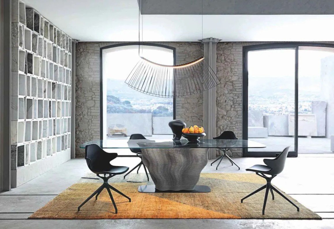 luxury glass furniture