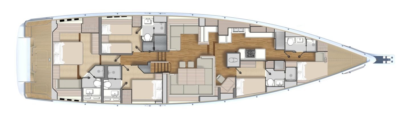 Oyster 805 Luxury Yacht